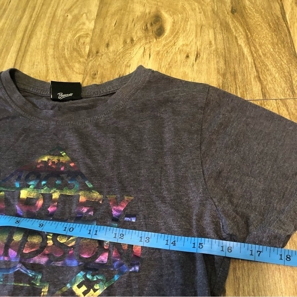 Harley Davidson Rainbow Laconia New Hampshire Grey Tshirt Womens Size Small - Picture 9 of 9